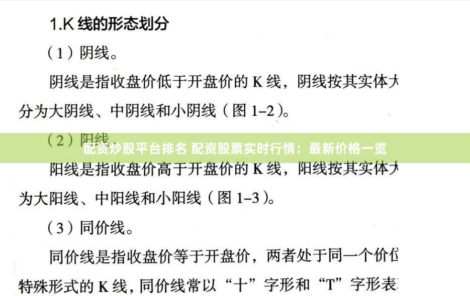 配资炒股平台排名 配资股票实时行情：最新价格一览
